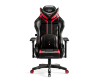 DIABLO Chairs X-RAY King Size czarno-czerwony - 1208641 - zdjęcie 2